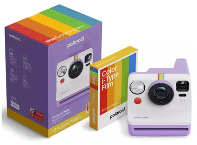Image de Polaroid Now Mauve, blanc
