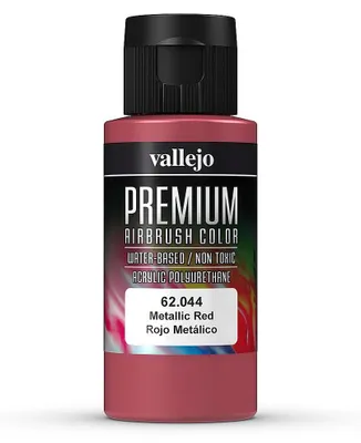 Imagen del producto de Vallejo 62.044, 60 ml, Rojo, Metálico, Frasco