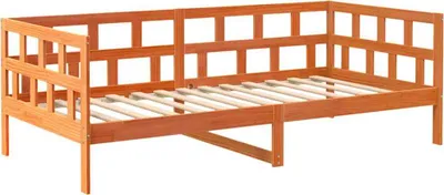 Obrázek produktu pro vidaXL Denní postel bez matrace vosk hnědá 80x200 cm masiv borovice