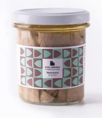 Produktbild von Thunfisch Bauchfilets in Olivenöl 180 gr. - Colimena