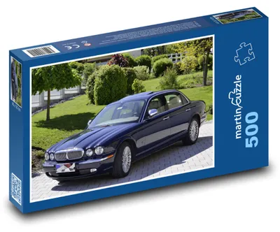 Produktbild von Puzzle 500 Luxuswagen Daimler im Garten - martinpuzzle