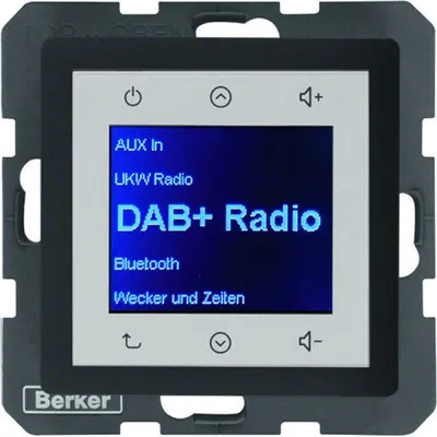 Produktbild von BERKER Q.x Radio Touch DAB+ antzrazit samt