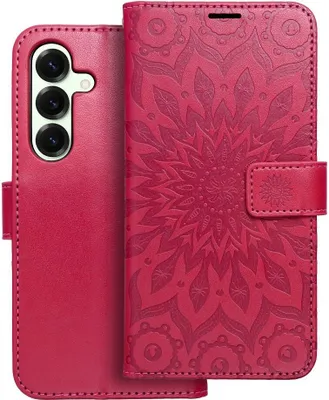 Produktbild von MEZZO Buchholster für SAMSUNG S25 mandala magenta