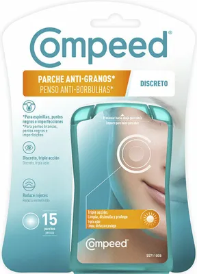 Produktbild von Gesichtsreiniger Compeed Discreto Patch (15 Stück)