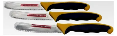 Produktbild von Buttermesser Pro 3er Set Küchenmesser Brotmesser Schmiermesser Frühstücksmesser