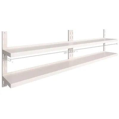 Zdjęcie produktu dla VidaXL 3055901, Stal nierdzewna, 80 kg, 3000 mm, 300 mm, 2 szt.