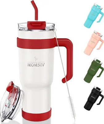 Obrázek produktu pro Dvoustěnný vakuový termohrnek 1100 ml z nerezové oceli, bílý