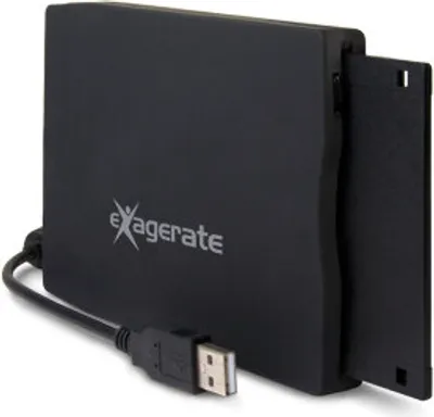 Immagine prodotto di Hamlet X-Floppy Lettore Floppy Disk Esterno USB 1.44MB Compatibile Windows e Mac