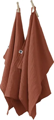 Produktbild von 2 Handtücher 50 x 70 cm GAÏA Terrakotta