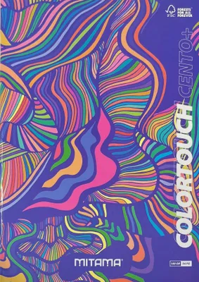 Obrázek produktu pro Sešit "Color Touch", A4+, linkovaný, 52+2 listů, fialová-mramor, MITAMA