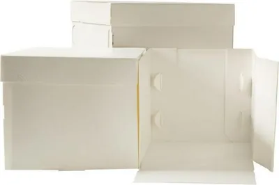 Obrázok produktu pre Kraby na dort bez potistku, 26,5 x 26,5 x 25 cm
