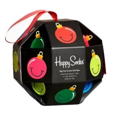 Produktbild von HAPPY SOCKSPACK BAUBLE GIFT BOXSchwarz