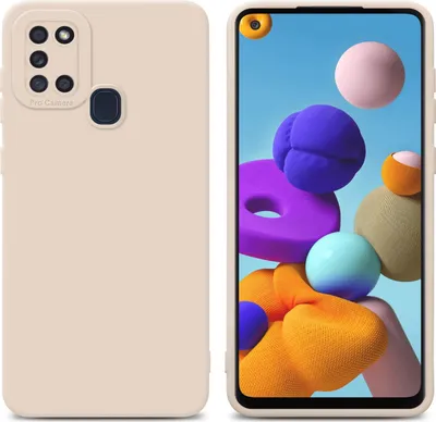Produktbild von Cadorabo Hülle für Samsung Galaxy A21s Schutz Hülle in Rosa TPU Silikon Etui Case Handyhülle