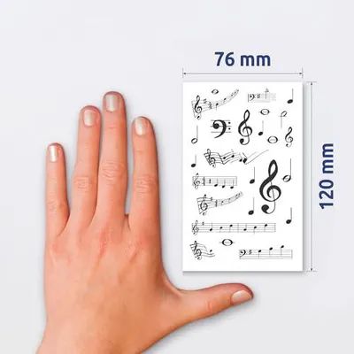 Image de AVERY Zweckform Z-Design Creative Sticker "Noten"