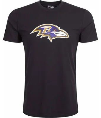 Image de T-Shirt NFL Baltimore Ravens New Era Logo Noir