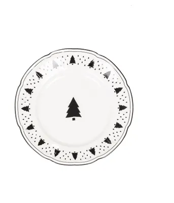 Immagine prodotto di Piatto - Albero di Natale - Porcellana Newbone - 10x15x1,5 cm