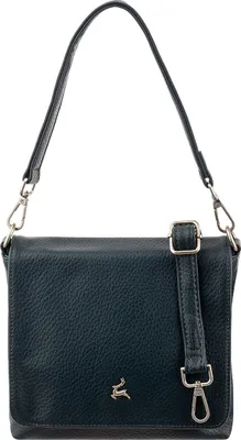 Produktbild von Prato S035-G genarptes PolyurethanUmhängetasche Handtasche petrol blue