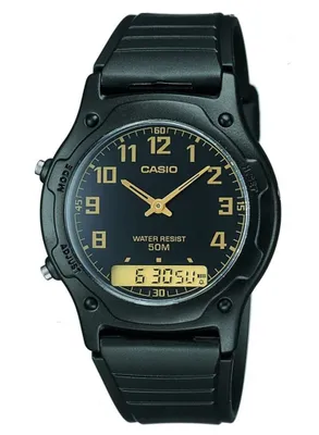 Uni Watch Casio AW-49H-1BVEF Black (Ø 40 mm) (Ø 39 mm)