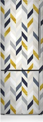 Produktbild von Kühlschrankmagne Kühlschrank Aufkleber Magnetfolie Dekoration 60x180 cm - Bunter Vektor