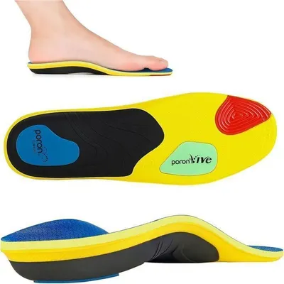 Produktbild von Orthopädische Einlegesohlen, Sporteinlegesohlen, Einlegesohlen mit Fußgewölbestütze bei Plattfüßen und Fersenschmerzen – 30,5 cm