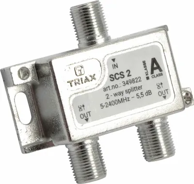 Produktbild von TRIAX SAT Verteiler, 2-fach, 5,5 dB, 1 Stk.