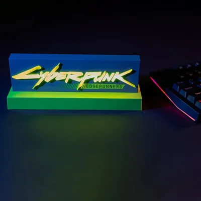 Produktbild von NEAMEDIA ICONS, Cyberpunk Edgerunner Schnurloses Neon-Nachtlicht Wiederaufladbar, Bunt