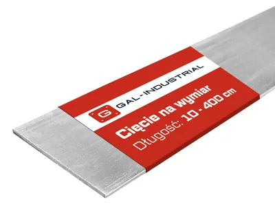 Zdjęcie produktu dla GAL-INDUSTRIAL | Płaskownik aluminiowy - 10x3 mm - 10cm - cięcie na wymiar