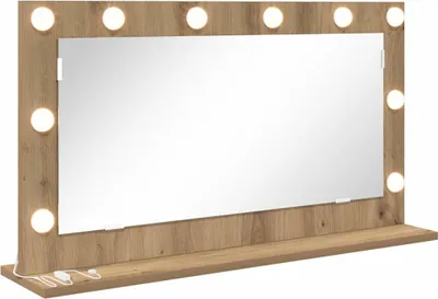 Obrázek produktu pro vidaXL Umyvadlové zrcadlo obdélníkové Artisan dub 80 x 45 x 18 cm
