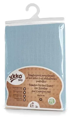 Obrázok produktu pre XKKO BMB Plachta s gumou do kočíka 50x70, Baby Blue