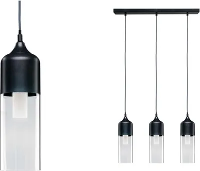 Produktbild von Paulmann 79642, 3 Glühbirne(n), E27, Grau, Transparent