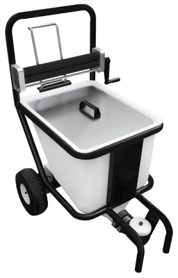 Produktbild von Materialbehälter für Spachtelmasse und Farbe für Farbspritz- und Spachtelgeräte 60 L WABROTECH