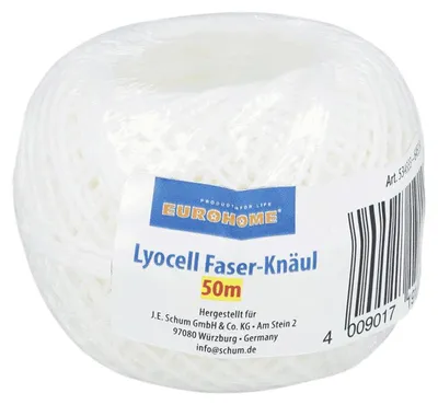 Produktbild von Küchengarn 50 m EUROHOME® – aus Loycell, 7x7x5,5cm – für das Binden von Braten, Rouladen und Geflügel