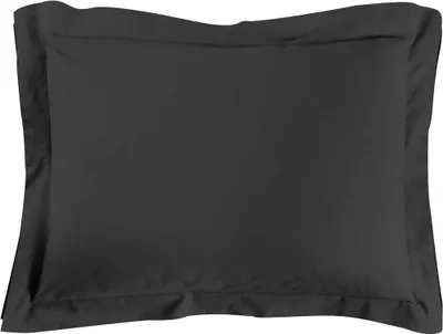 Image de Taie d'oreiller - Douceur d'Intérieur - LINA - Coton - 50x70 cm - Noir