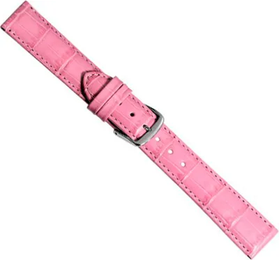 Produktbild von Uhrenarmband Kalbsleder Rosa Alligatorprägung 20330S, Stegbreite:30mm