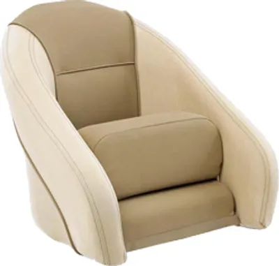 Immagine prodotto di Sedia da timone Allpa modello 'Romeo' ribaltabile, colori beige/beige