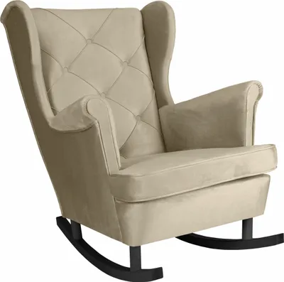 Produktbild von Křeslo Schaulk Křeslo do obývacího pokoje Velvet lounge chair Televizní křeslo Relaxační křeslo Křeslo do obývacího pokoje Křeslo ke kávě Křeslo, 102 x 81 x 95 cm, béžová barva