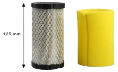 Produktbild von Trade-Shop 2in1 Set: Luftfilter + Vorfilter kompatibel mit Briggs & Stratton 31A600 31C700 31E500 31E600 31G700 31N700 31P600 31P700 Motor