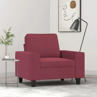 Produktbild von Weinroter Sessel, 60 cm, aus Stoff, Möbel und Sofas, 16.05 kg