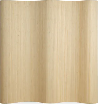Image de Paravent Séparation de pièce Cloison en bambou 200 x 250 cm Protection visuelle mur espagnol naturelle