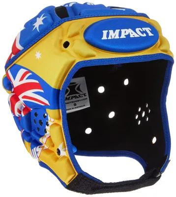 Produktbild von Impact Rugby Helm für Erwachsene Grün/Gelb S