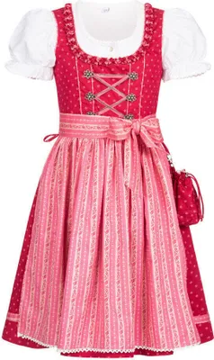 Produktbild von Kinderdirndl 3-teilig Diana in Beere von Nübler Größe 86