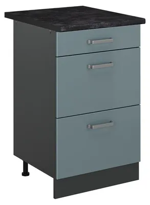 Obrázok produktu pre Kuchynská spodná skrinka Vicco R-Line Modrošedá/antracitová 50 cm antrasiitti työtaso, Model 69867
