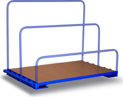 Produktbild von Variofit Plattenständer ohne Bügel, Ladefläche:1200x800 mm