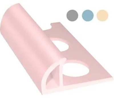 Immagine prodotto di PROFILO 'JOLLY' PER RIVESTIMENTI COLORATO H. 8 mm - grigio - barra 2,50 mt