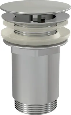 Obrázok produktu pre alcadrain Ablaufventil für die Waschbecken 5/4" Ganzmetal, großer nicht verschließbarer Stopfen, für die Waschbecken ohne Überlauf