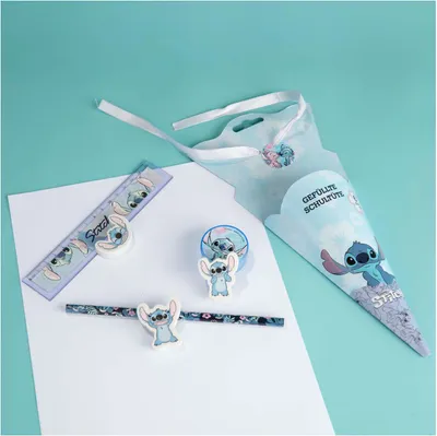 Produktbild von Stitch Schreibschulset, 6-teilig.