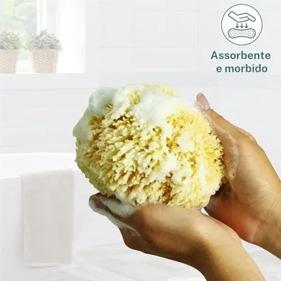 Immagine prodotto di Spugna da bagno, 16-18 cm, con cordoncino, ideale per la doccia