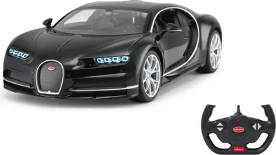 Productafbeelding van Bugatti Chiron, schaal 1:14, zwart, 27MHz