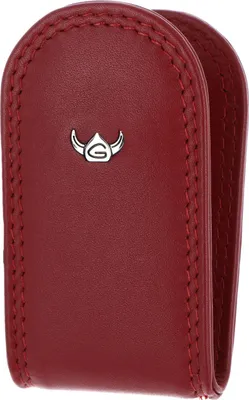 Image de Golden Head Cuir pince à billets Polo Geldscheinklammer 1950 Rot rouge foncé