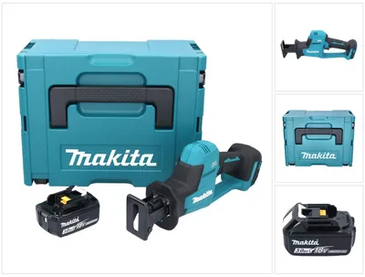 Zdjęcie produktu dla Makita DJR 189 F1J akumulatorowa pilarka szablasta 18 V bezszczotkowa + 1x akumulator 3,0 Ah + Makpac - bez ładowarki